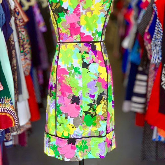 Calvin Klein Multicolored S/L Sheath Dress - Picture 5 of 6